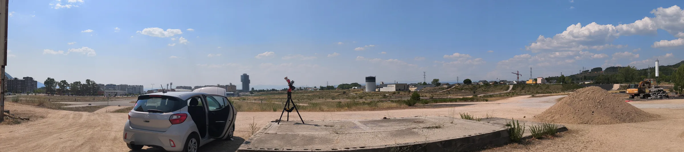 El lugar elegido, días antes